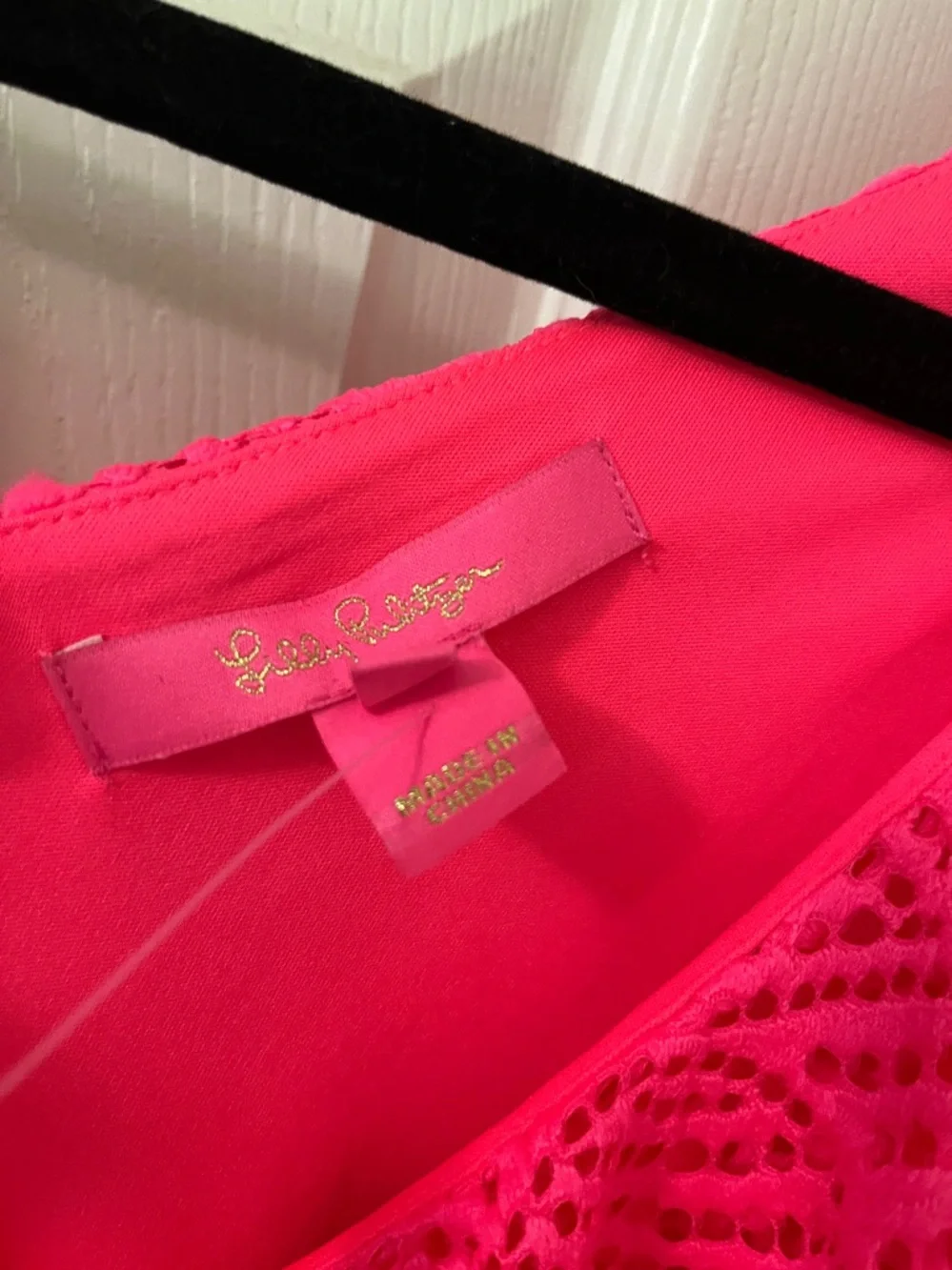 Lulu's Neon Hot Pink Lace Romper - Picture 2 of 4